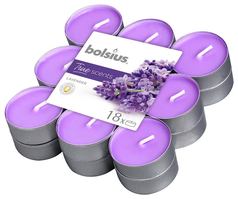 Bolsius True Scents theelichten lavendel 18 Stuks