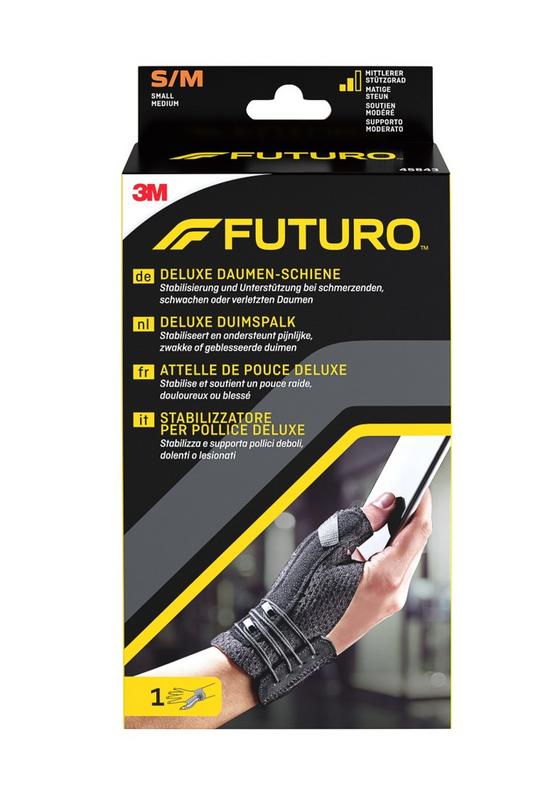 Futuro Deluxe duimspalk maat S/M zwart 1 Stuks