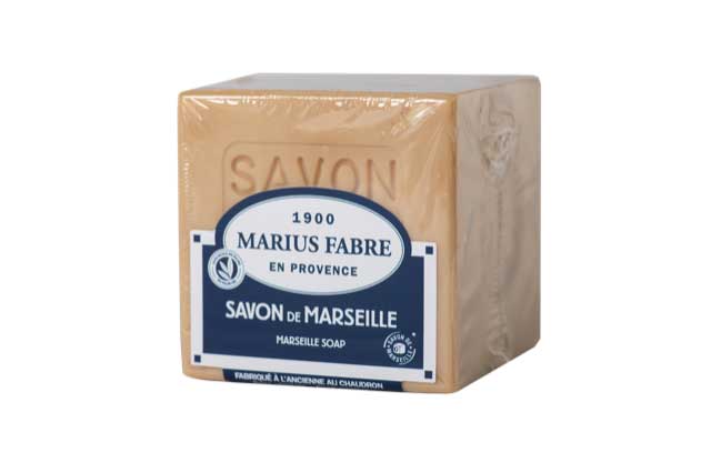 Marius Fabre Savon Marseille zeep blanc in folie 400 Gram