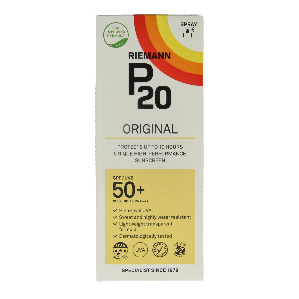 P20 Original spray SPF50+ 175.00 Milliliter