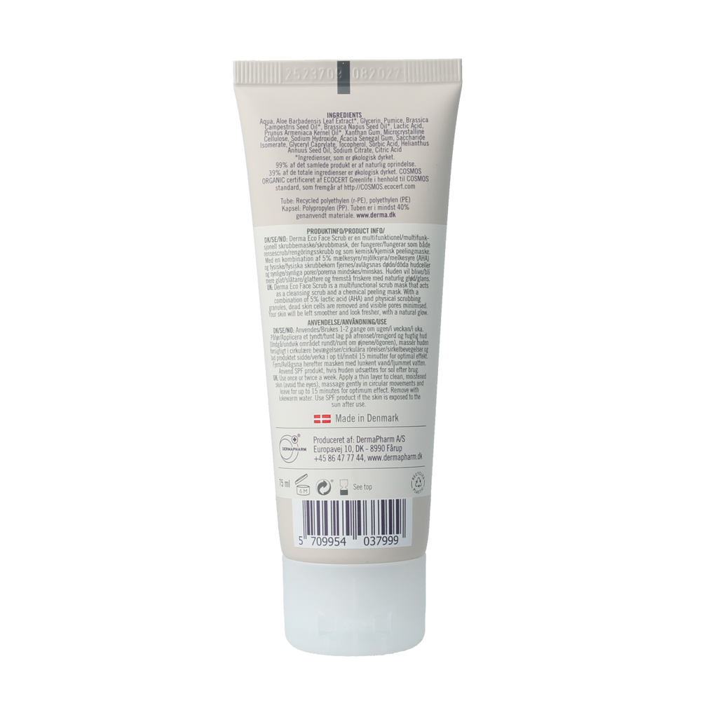 Derma Eco Facescrub mask exfoliating  75.00 Milliliter