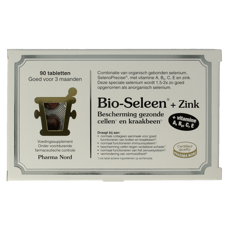 Pharma Nord Bio seleen & zink 90 Tabletten
