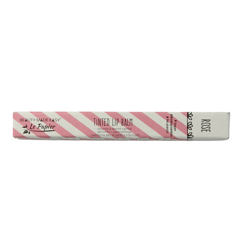 Beauty Made Easy Le papier lipbalm tinted rose 6 Gram