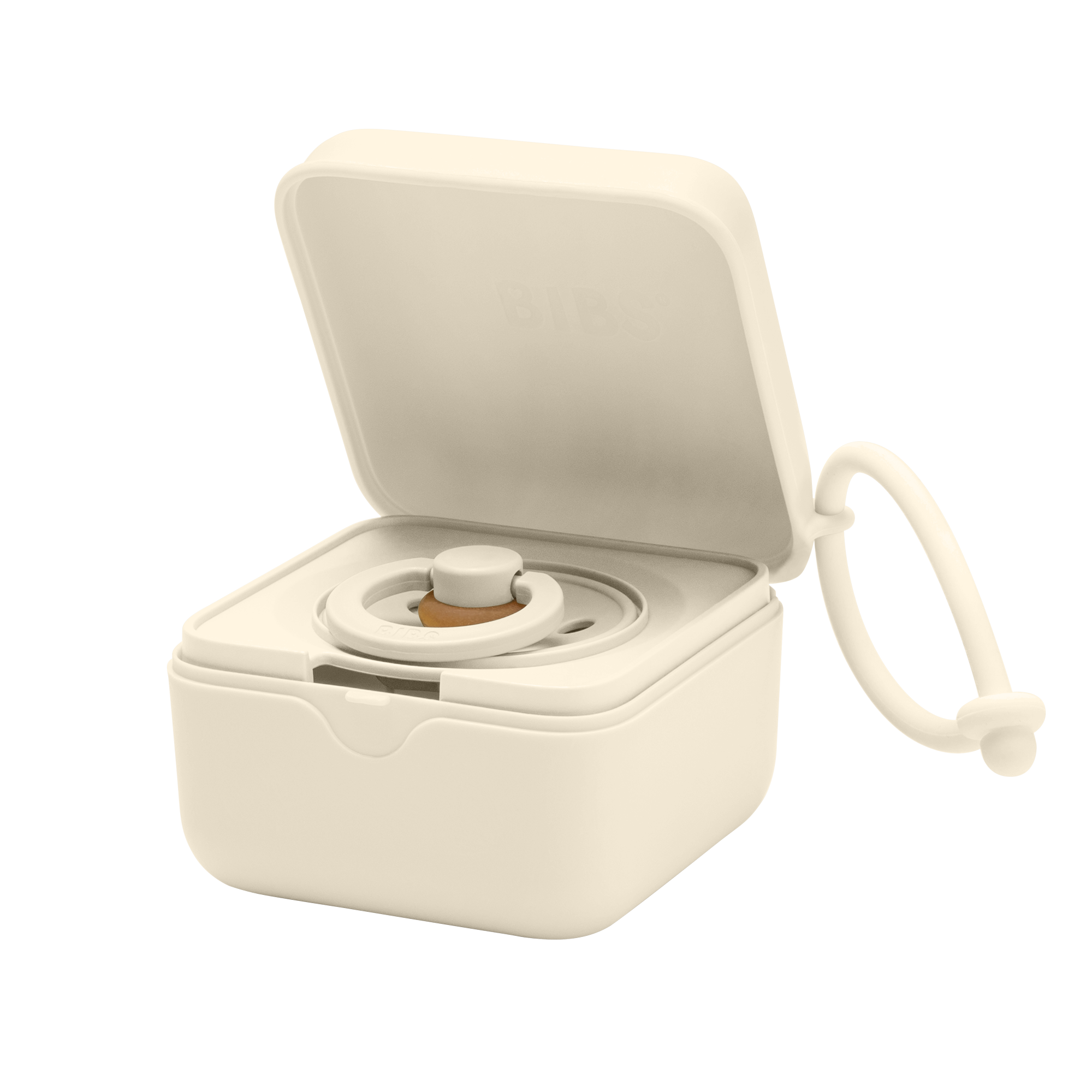 Bibs Baby pacifier box ivory 1 Stuks