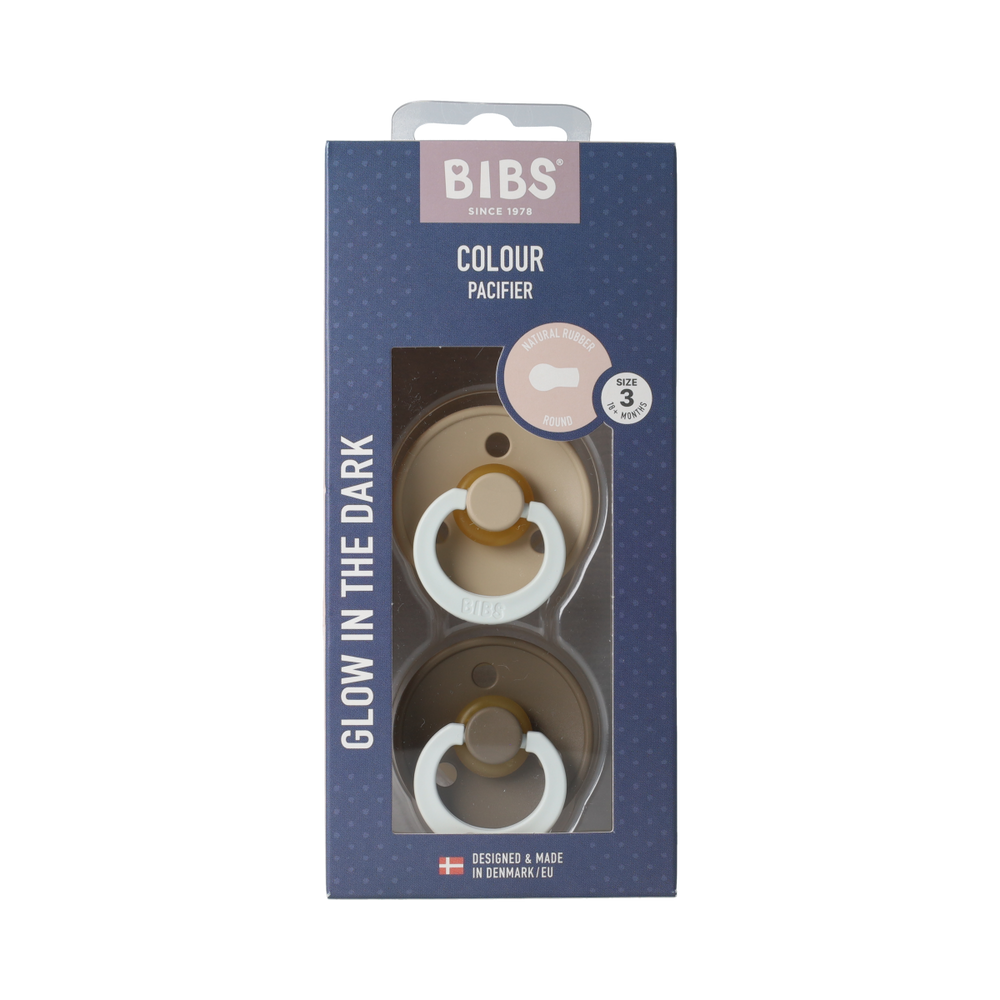 Bibs Fopspeen maat 3 glow in the dark 2.00 Stuks