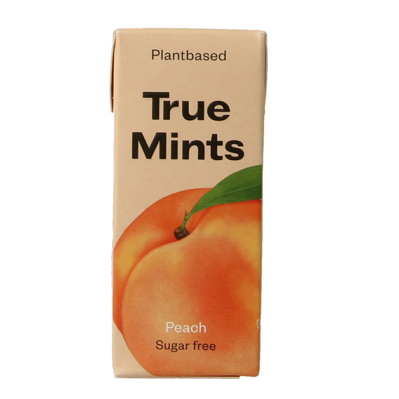 True Mints Peach suikervrij 13 Gram