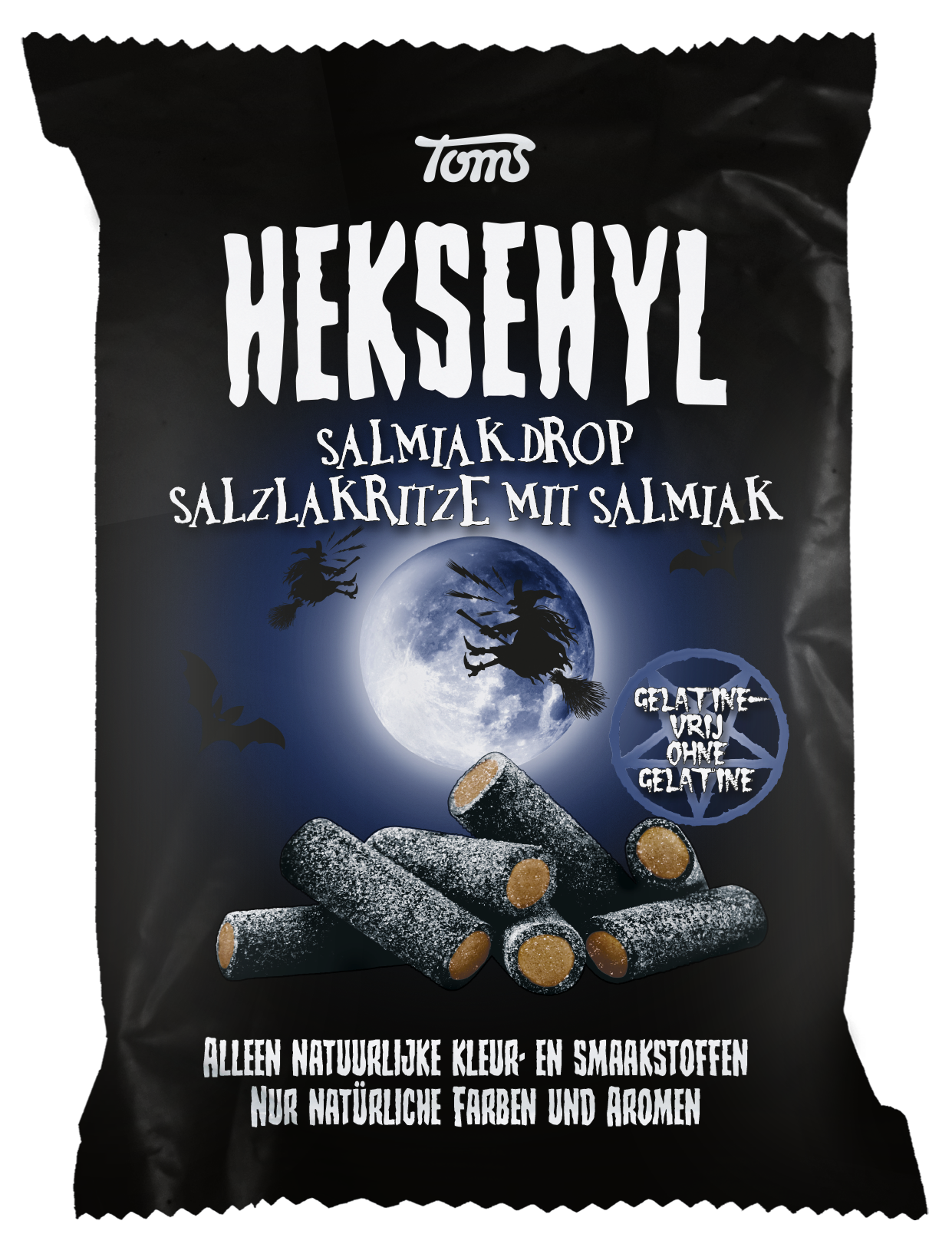 Heksehyl Salmiakdrop 300.00 Gram