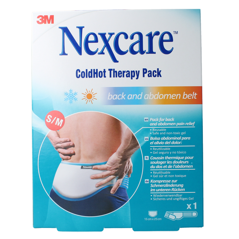 Nexcare Cold hot belt rug buik S/M 1 Stuks
