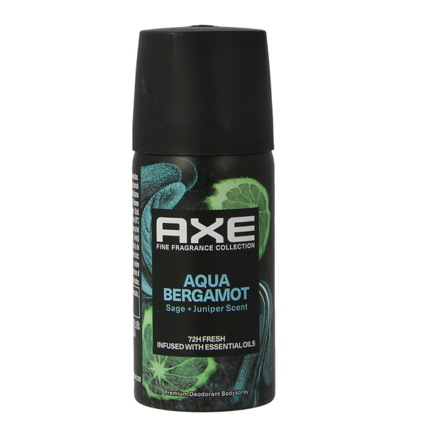 AXE Deodorant bodyspray aqua bergamot 35.00 Milliliter