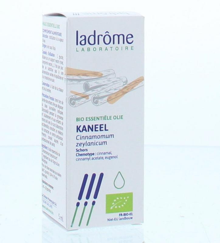 Ladrome Kaneel olie bio 5.00 Milliliter