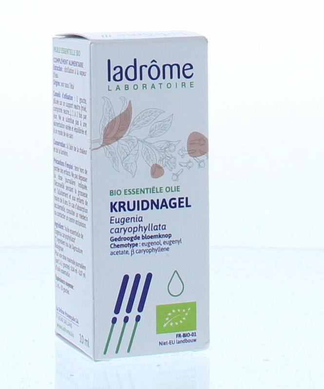 Ladrome Kruidnagel olie bio 10 Milliliter