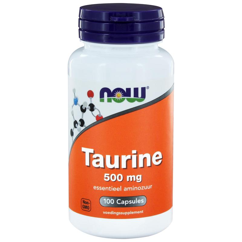 NOW Taurine 500mg 100.00 Capsules