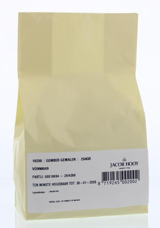 Jacob Hooy Gember gemalen 250 Gram
