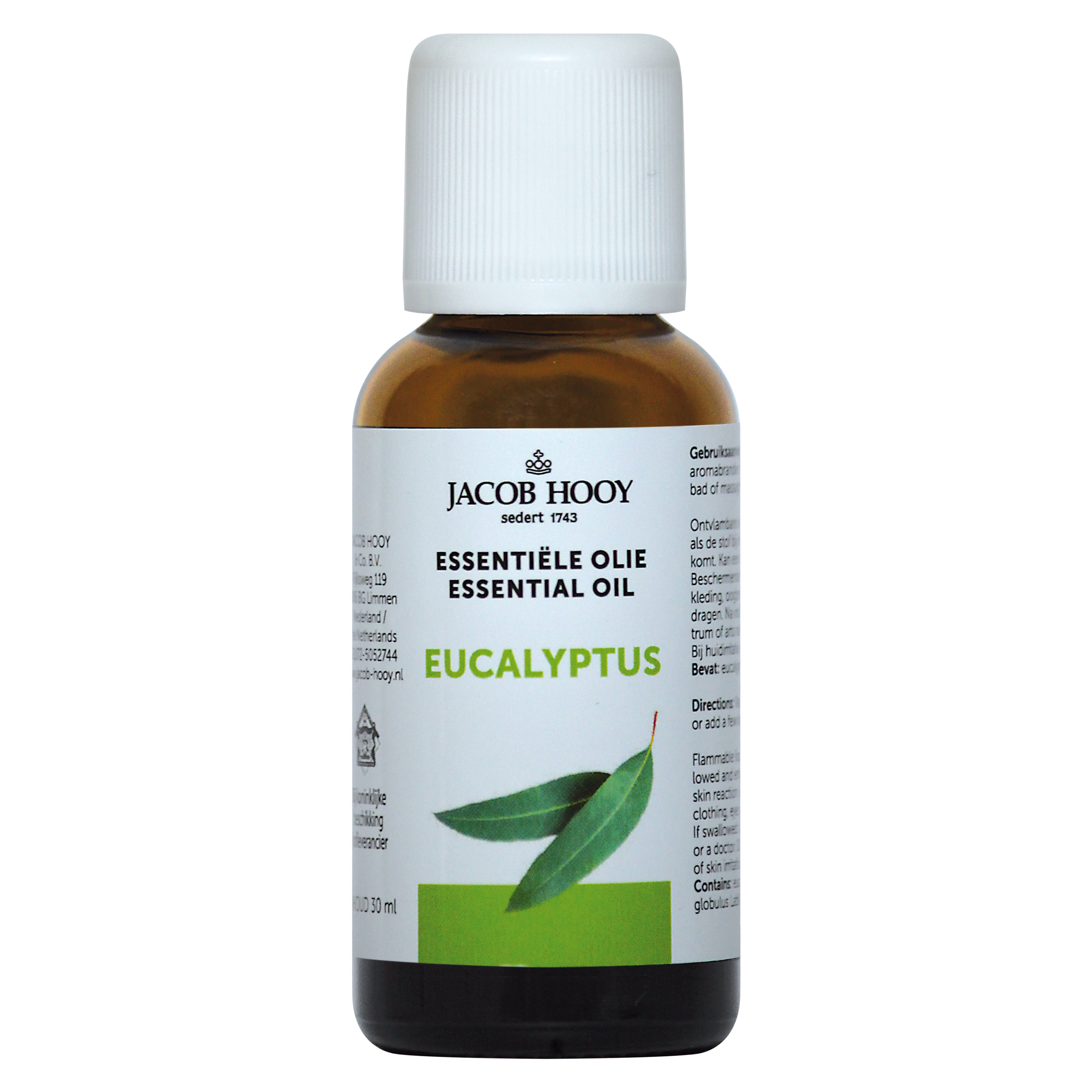Jacob Hooy Eucalyptus olie 30.00 Milliliter