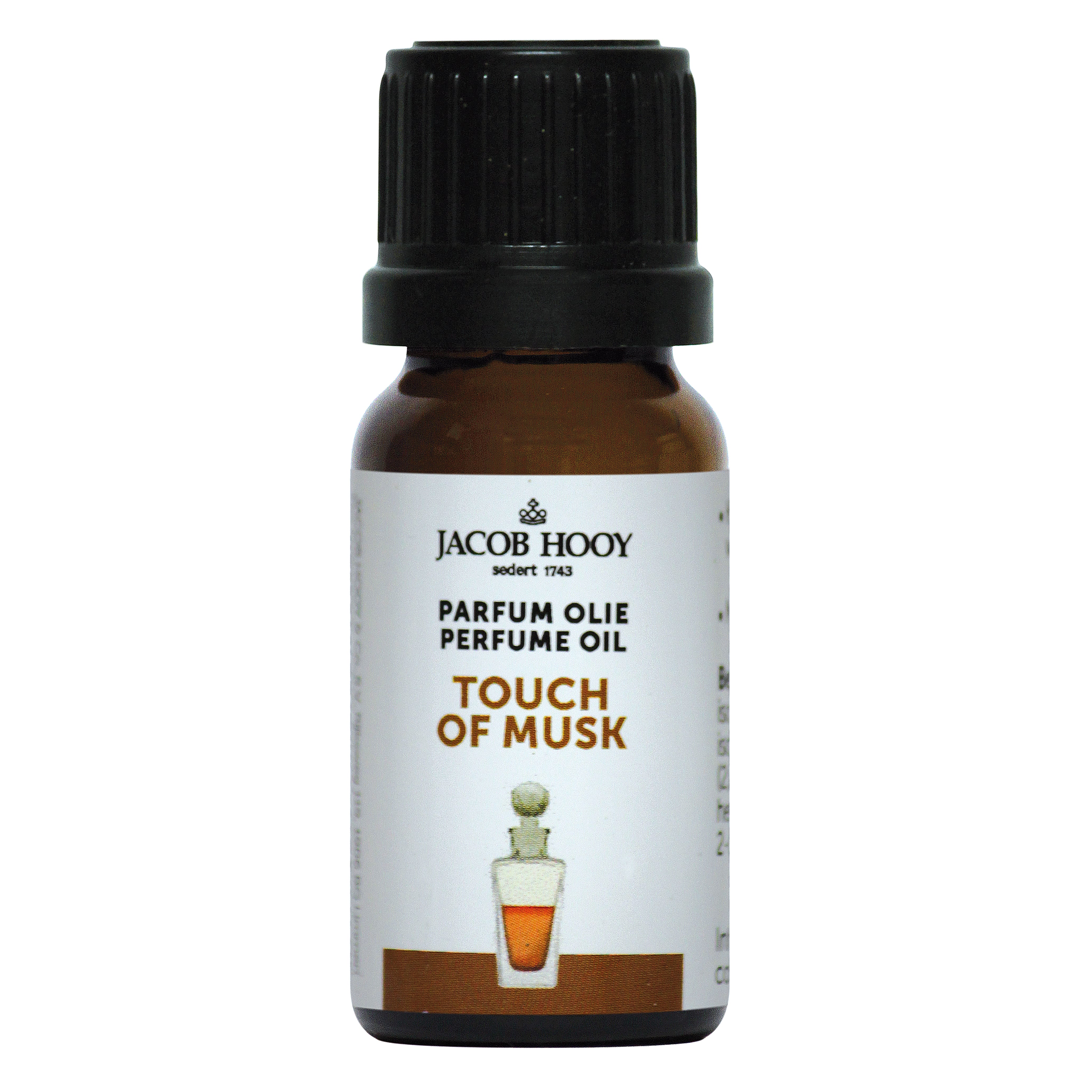 Jacob Hooy Parfum olie musk 10.00 Milliliter