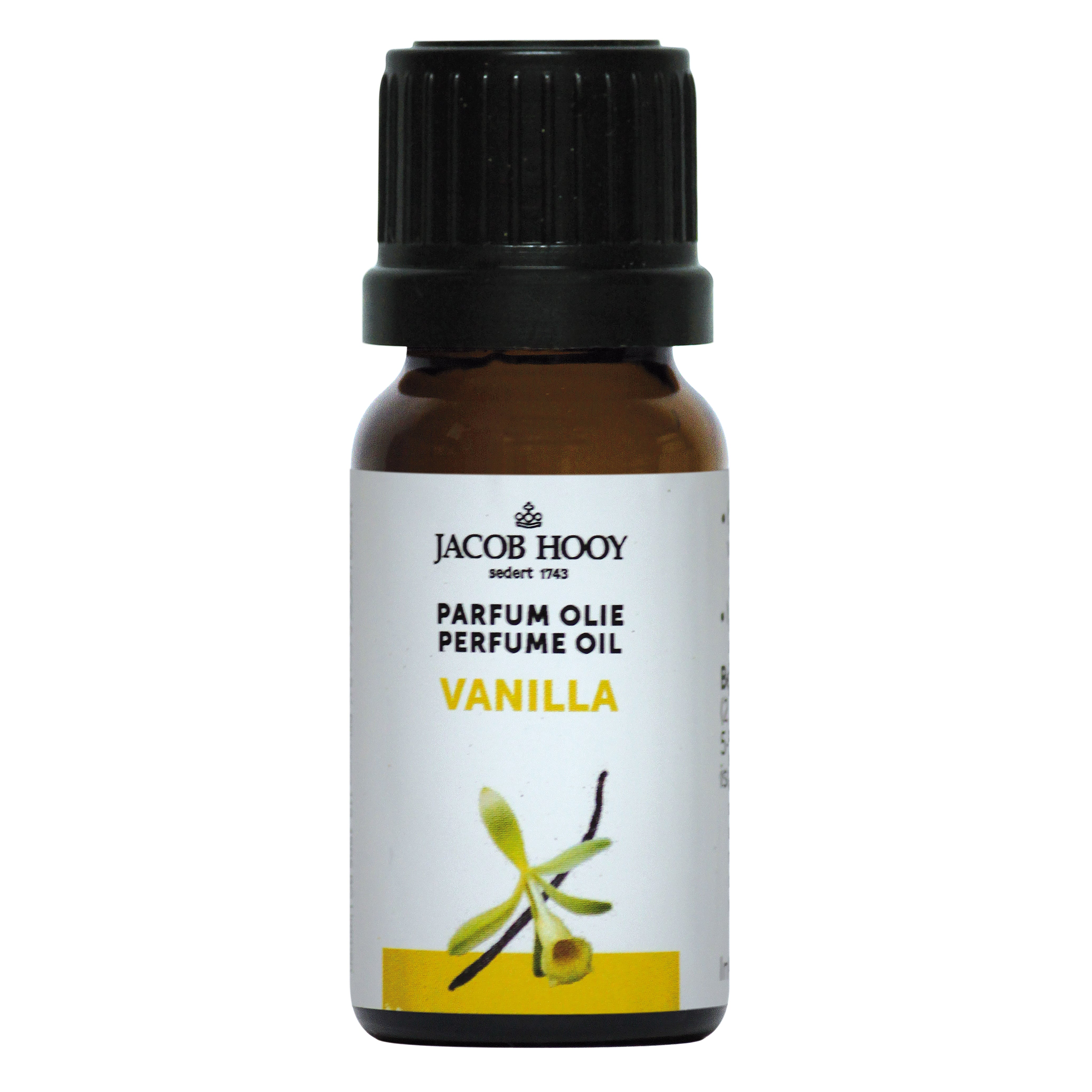 Jacob Hooy Parfum olie vanille 10.00 Milliliter