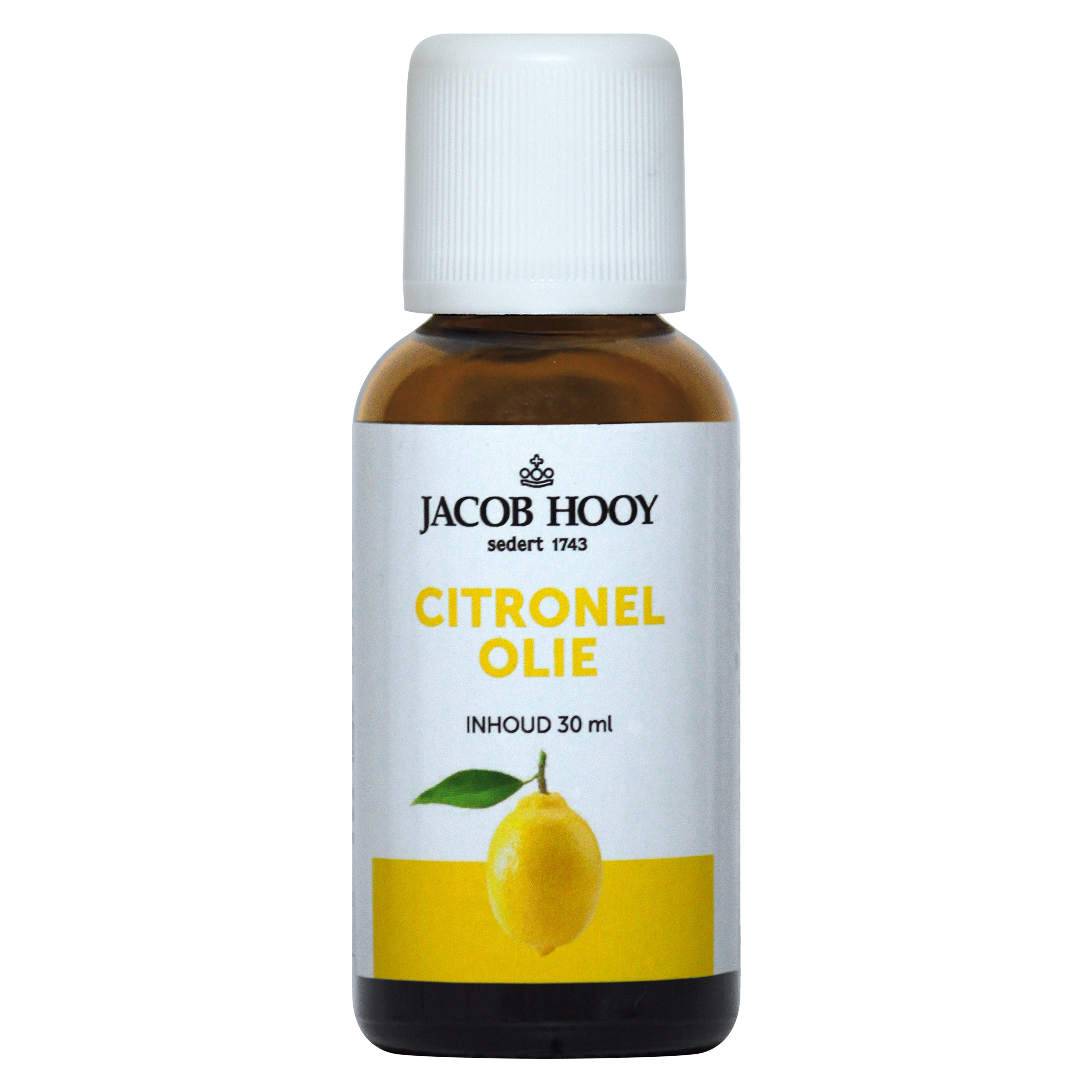 Jacob Hooy Citronelolie (citronella) 30.00 Milliliter