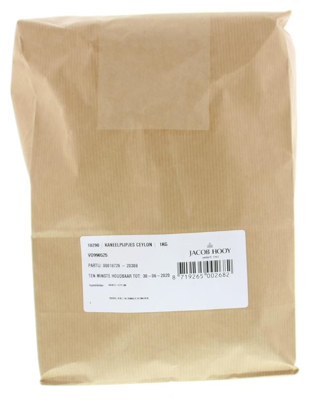 Jacob Hooy Kaneel pijpjes Ceylon 1 Kilogram