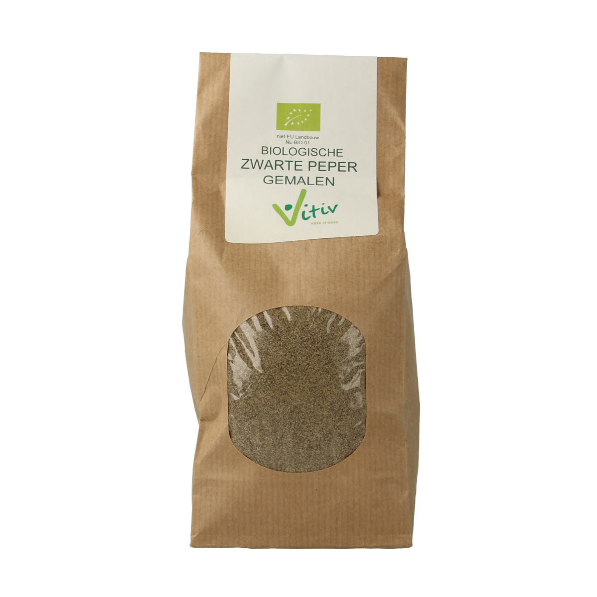 Vitiv Peper gemalen zwart bio 250.00 Gram