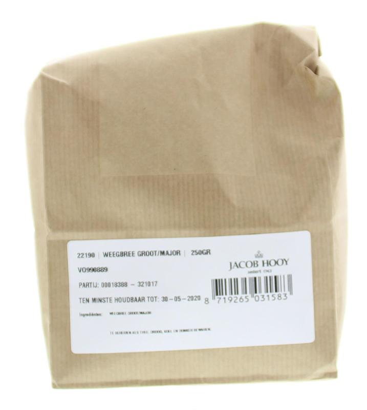 Jacob Hooy Weegbree groot gesneden 250 Gram