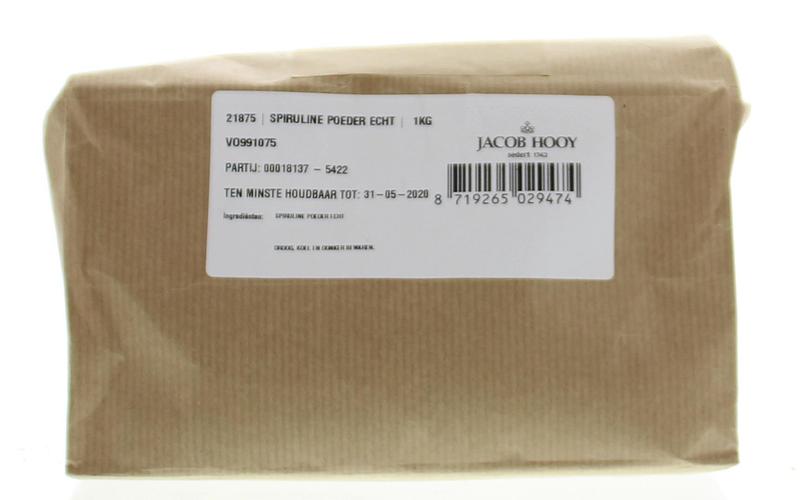 Jacob Hooy Spirulina poeder 1 Kilogram