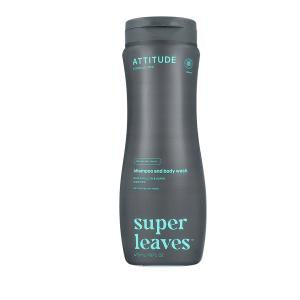 Attitude Shampoo & bodywash 2 in 1 super leaves 473.00 Milliliter