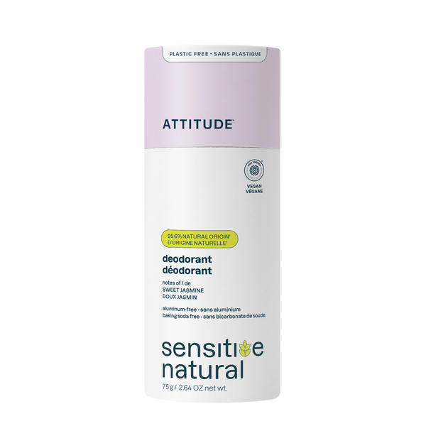 Attitude Deodorant baksoda vrij zoete jasmijn super leaves 75.00 Gram