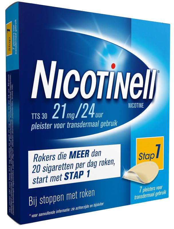 Nicotinell TTS30 21mg 7.00 Stuks