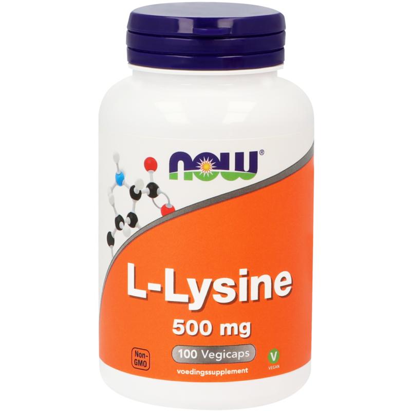 NOW L-Lysine 500mg 100 Capsules