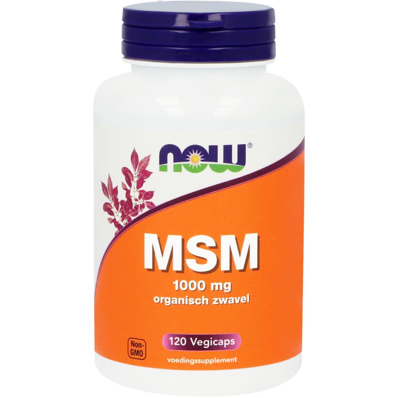 NOW MSM 1000mg 120 Capsules