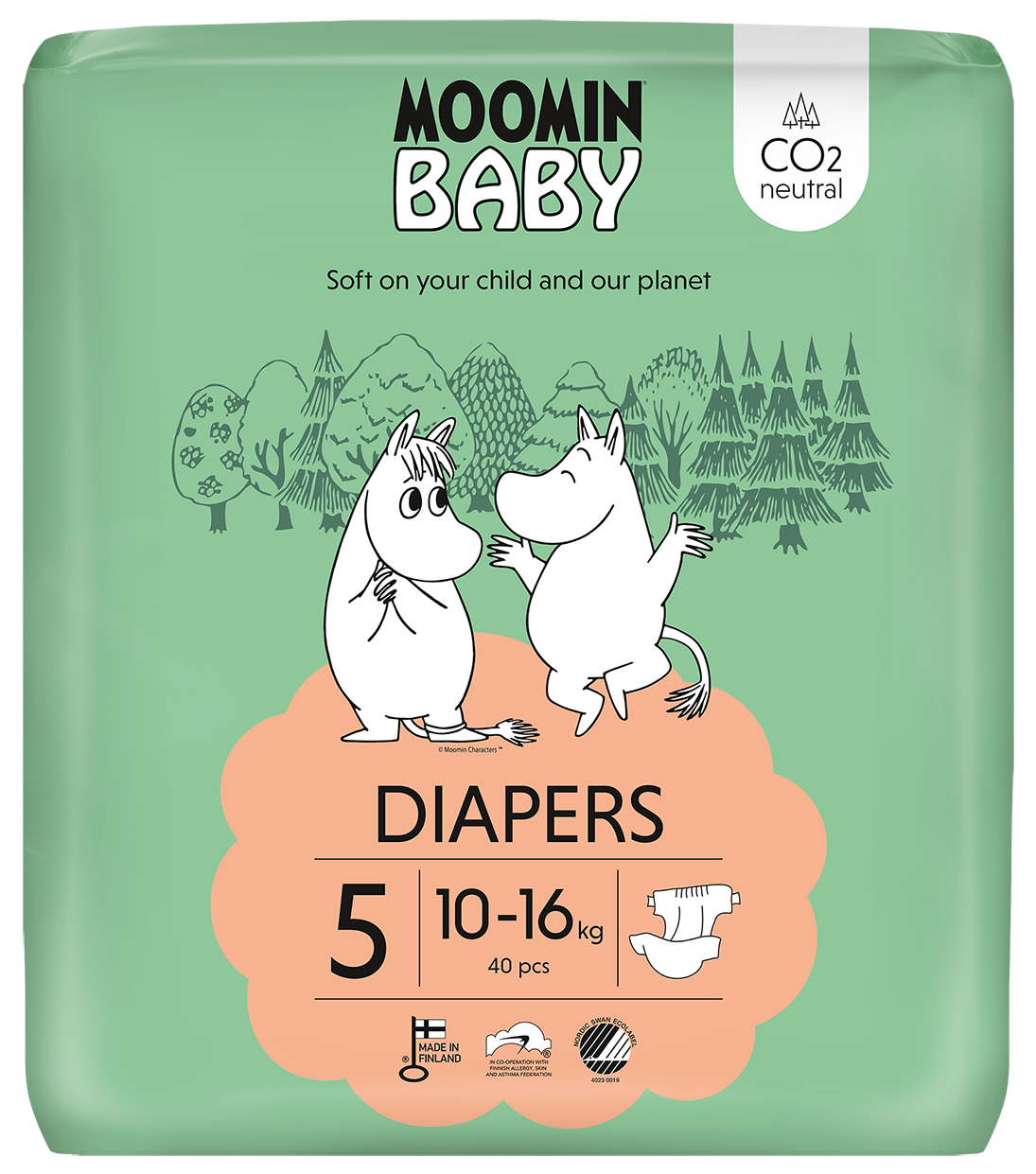 Moomin Baby luiers maat 5 40 Stuks