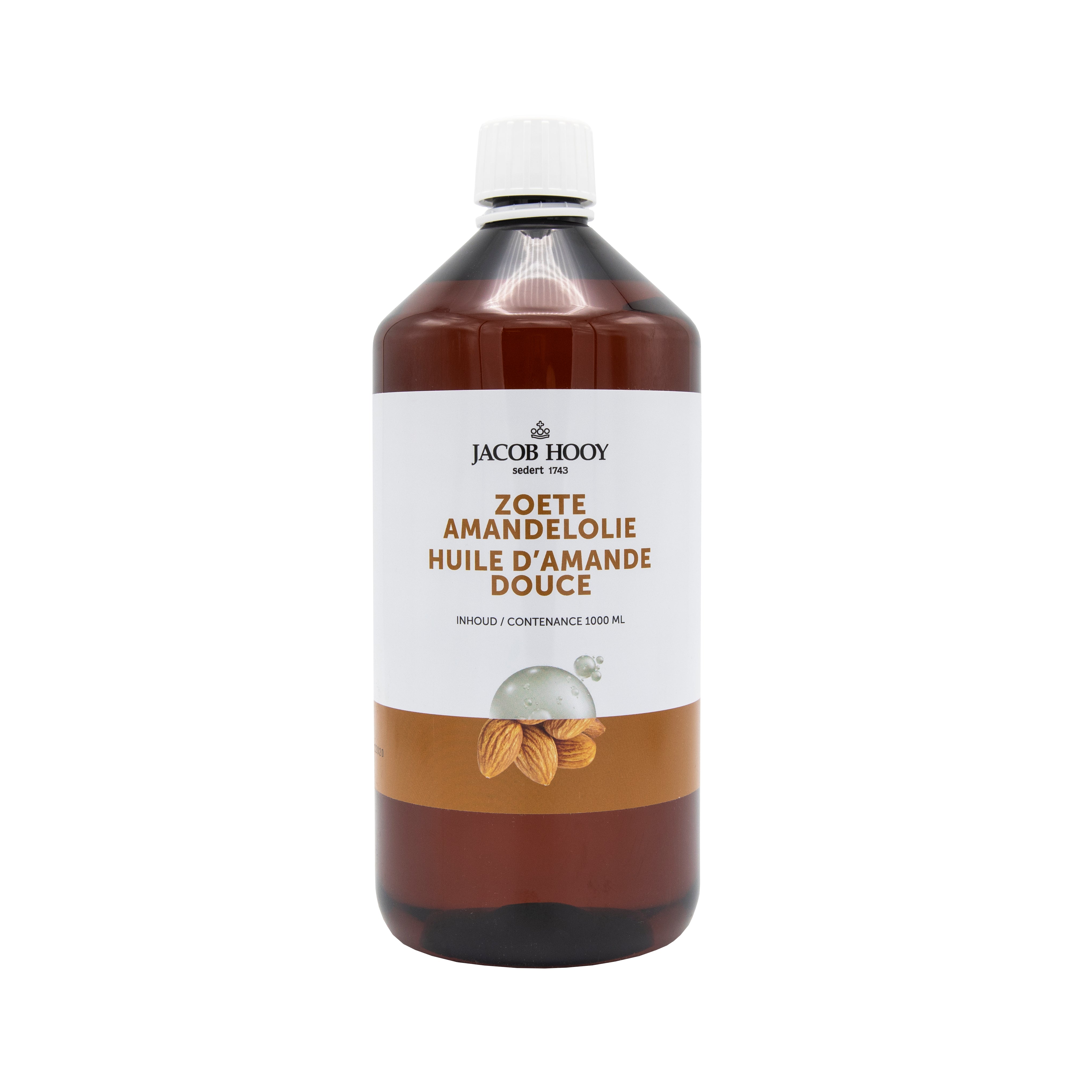 Jacob Hooy Amandelolie zoet 1.00 Liter