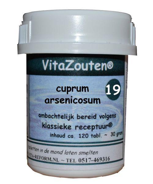 Vitazouten Cuprum arsenicosum VitaZout nr. 19 120 Tabletten