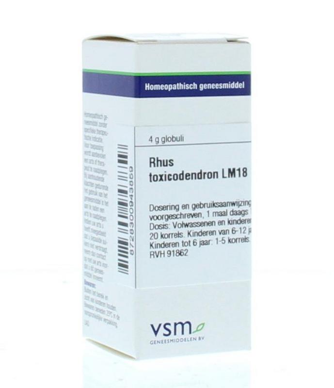 VSM Rhus toxicodendron LM18 4 Gram