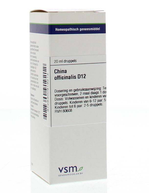 VSM China officinalis D12 20 Milliliter