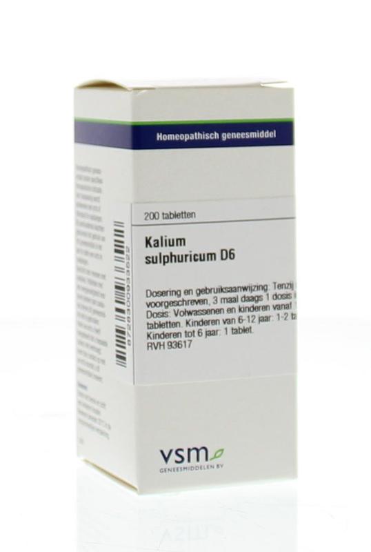 VSM Kalium sulphuricum D6 200 Tabletten