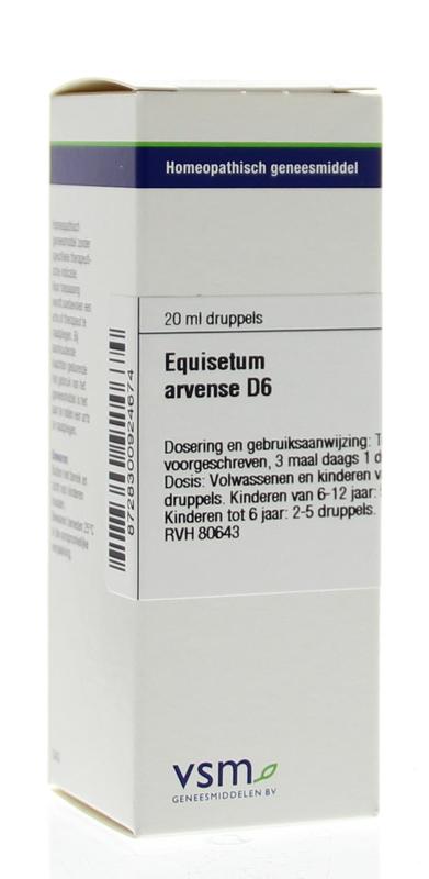 VSM Equisetum arvense D6 20 Milliliter