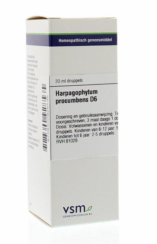 VSM Harpagophytum procumbens D6 20 Milliliter