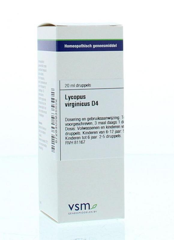 VSM Lycopus virginicus D4 20 Milliliter