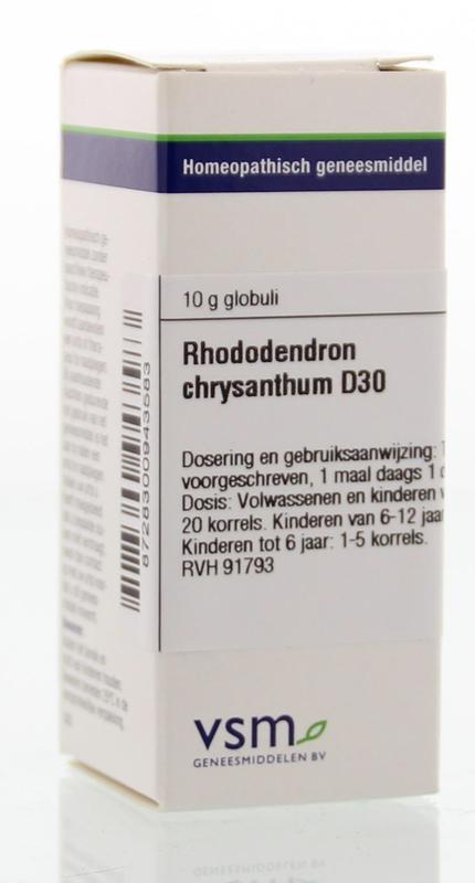 VSM Rhododendron chrysanthum D30 10 Gram