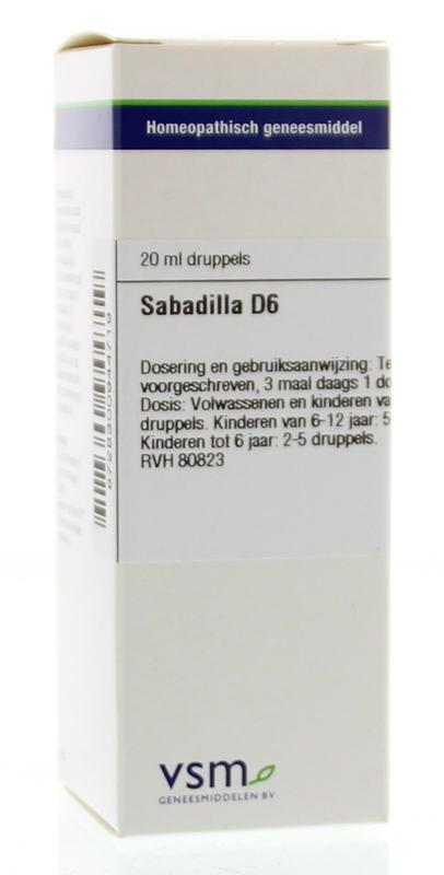 VSM Sabadilla D6 20 Milliliter