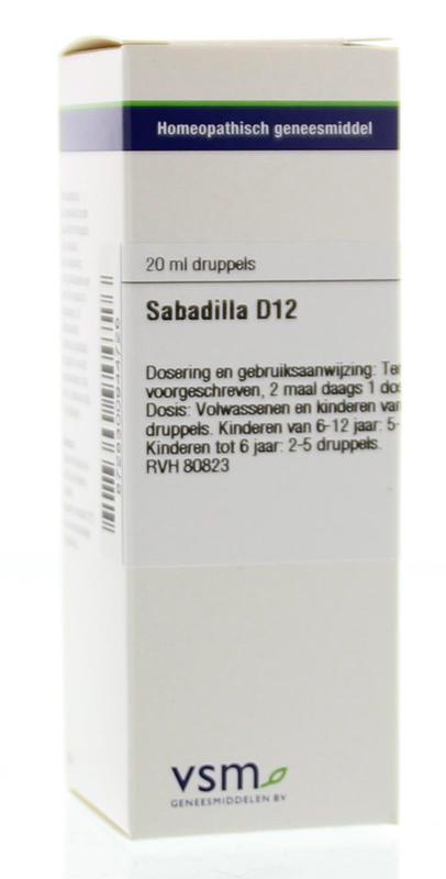 VSM Sabadilla D12 20 Milliliter