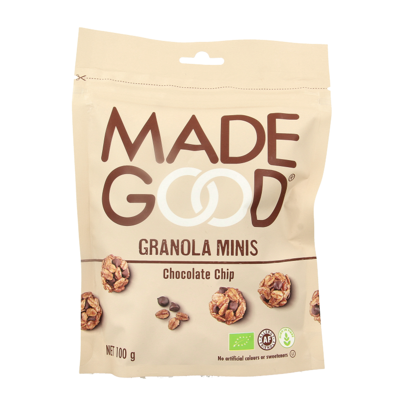 Made Good Granola minis chocolate chip bio 100 Gram
