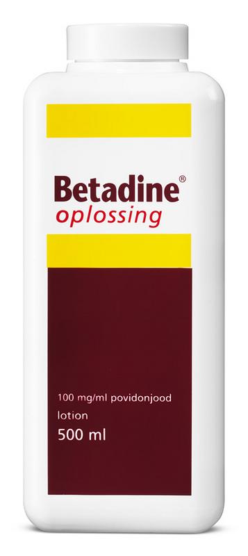 Betadine Jodium oplossing 100mg/ml 500.00 Milliliter