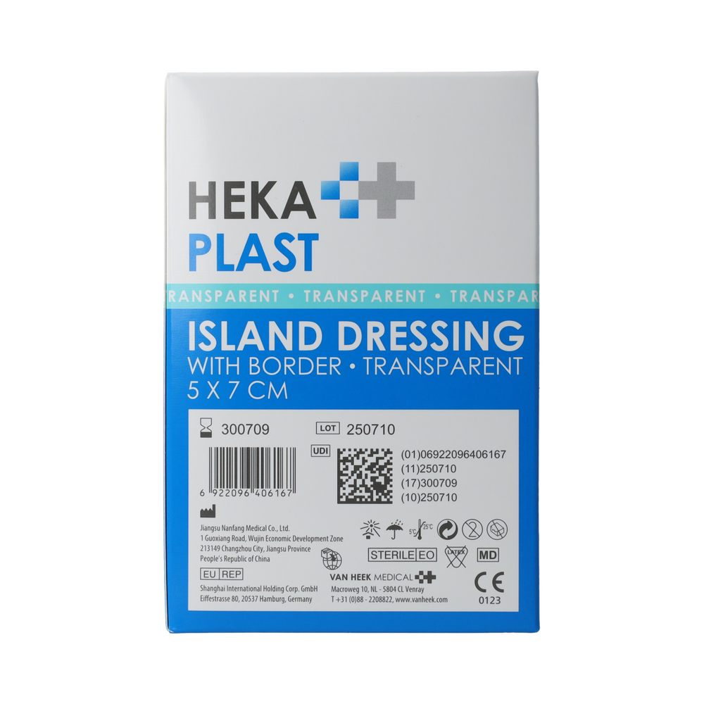 Hekaplast Border 5cm x 7cm transparant 50.00 Stuks