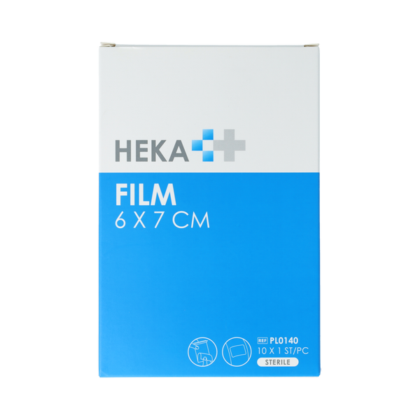 Hekafilm Wondfolie 6 x 7cm  10.00 Stuks