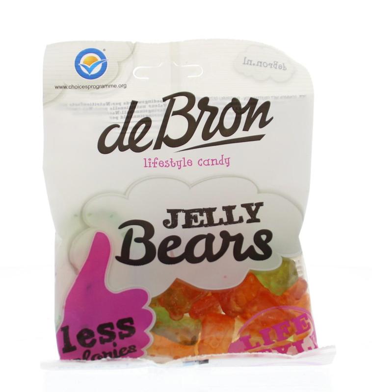 De Bron Gombeertjes/jelly bears suikervrij 90 Gram