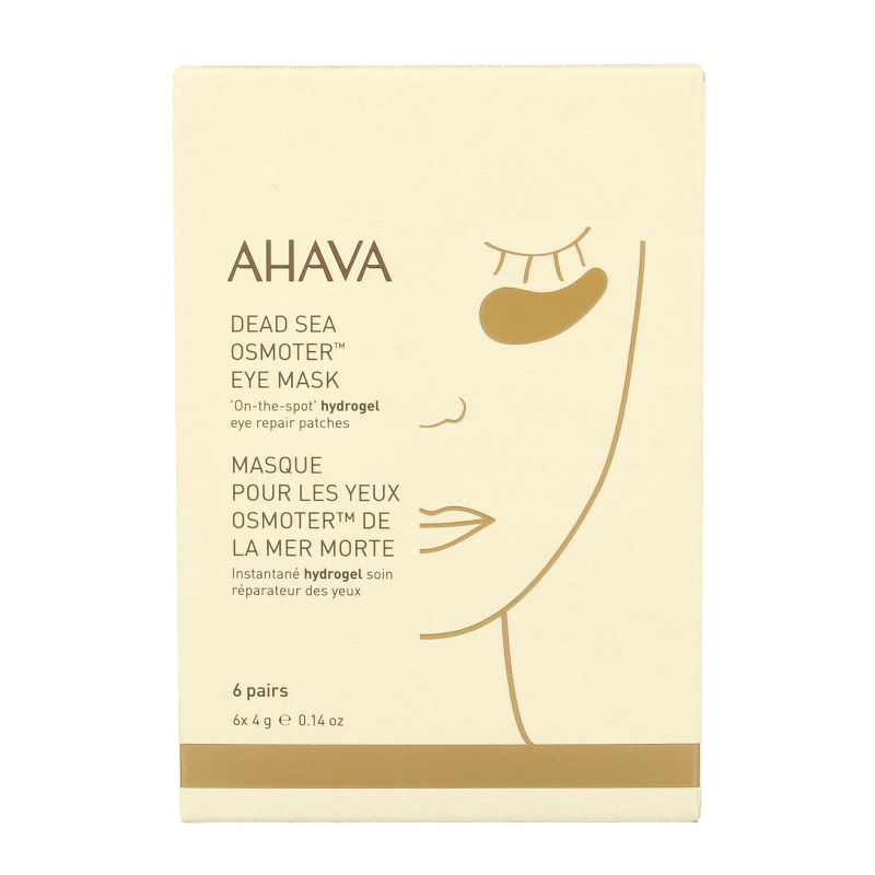 Ahava Osmoter eye mask 6 Stuks