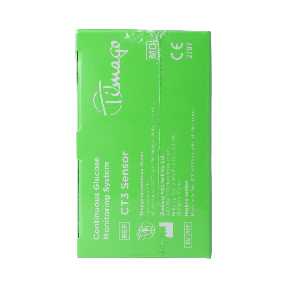 Yuwell Anytime Glucose Sensor CT3 (voor 14 dagen) 1.00 Stuks