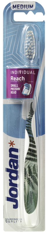 Jordan Tandenborstel individual reach medium 1 Stuks